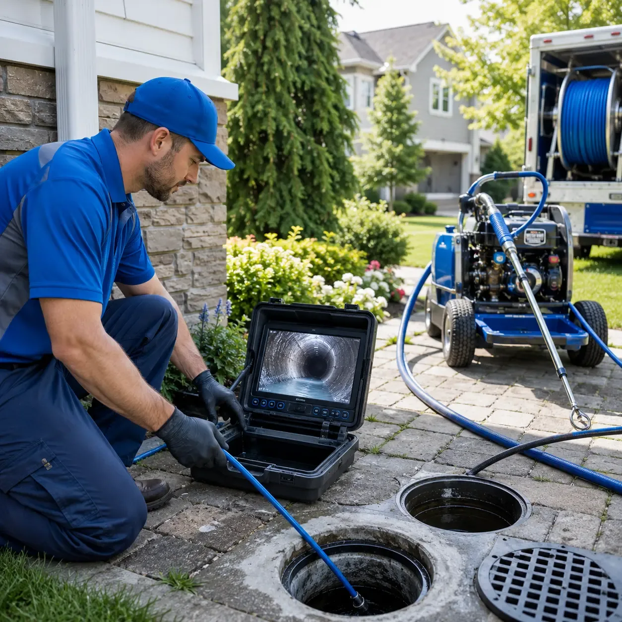 Outdoor drain cleaning professionals serving Lasara, TX